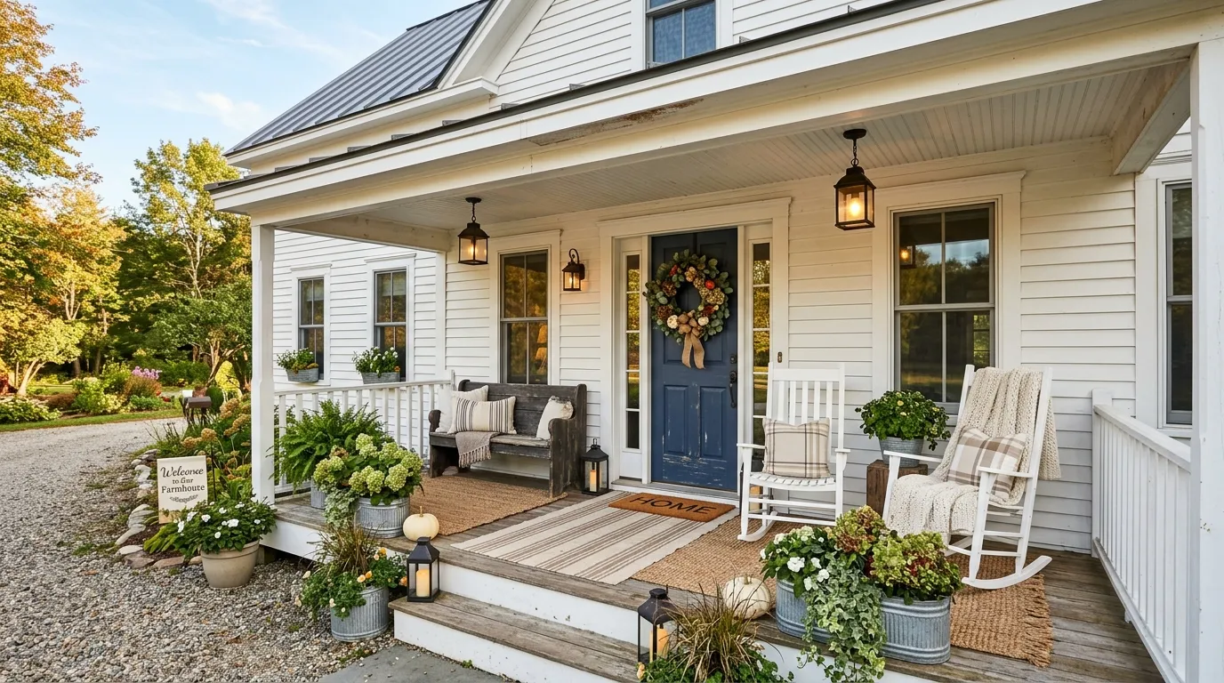 Farmhouse Front Porch Ideas