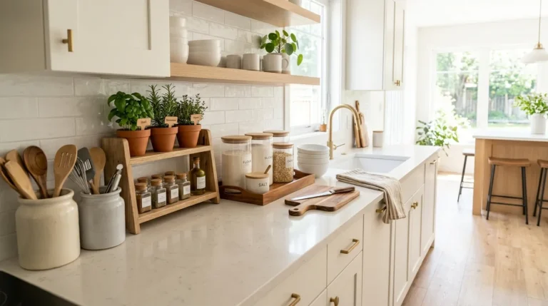 Kitchen Counter Organization Ideas