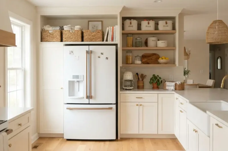 Over The Refrigerator Storage Ideas