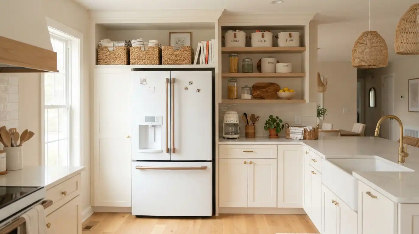 Over The Refrigerator Storage Ideas