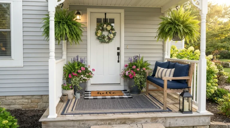 Small Front Porch Decor Ideas For Summer