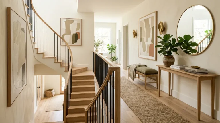 Staircase Wall and Landing Decor